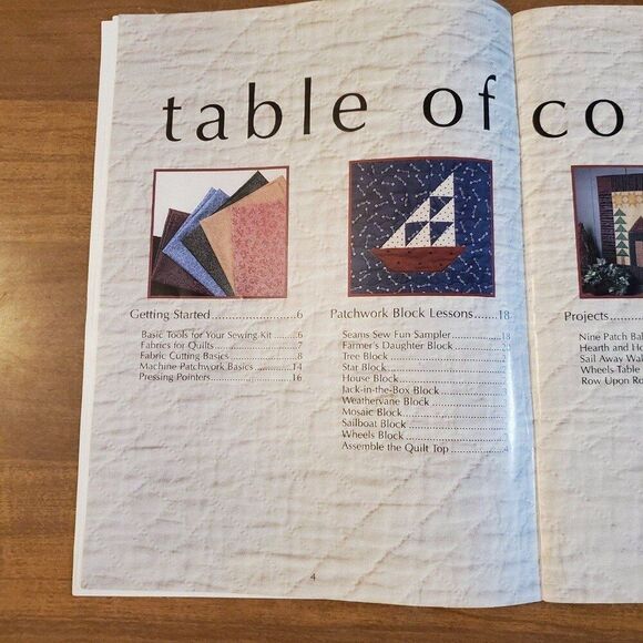 Quilt Pattern Booklets Lot Of 2  Patterns, quilting basics & instructions - Picture 6 of 12